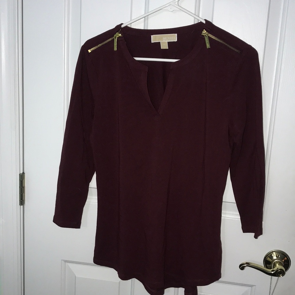 Maroon MK shirt